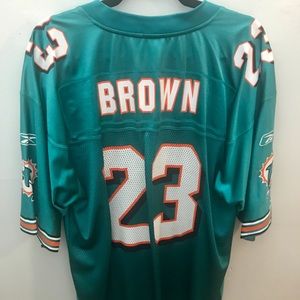 😱 NEW! Miami Dolphins Ronnie Brown Jersey